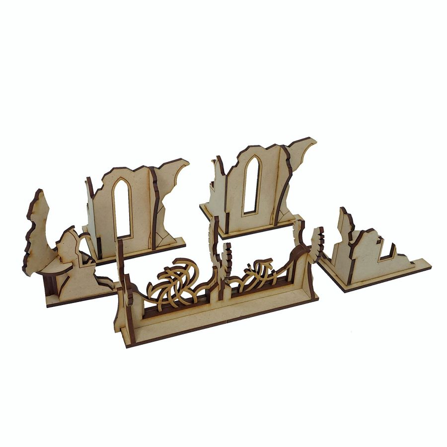 Elveneth Small Ruins and Fence - Click Image to Close