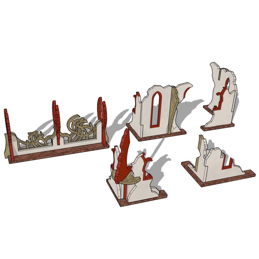 Elveneth Small Ruins and Fence - Click Image to Close