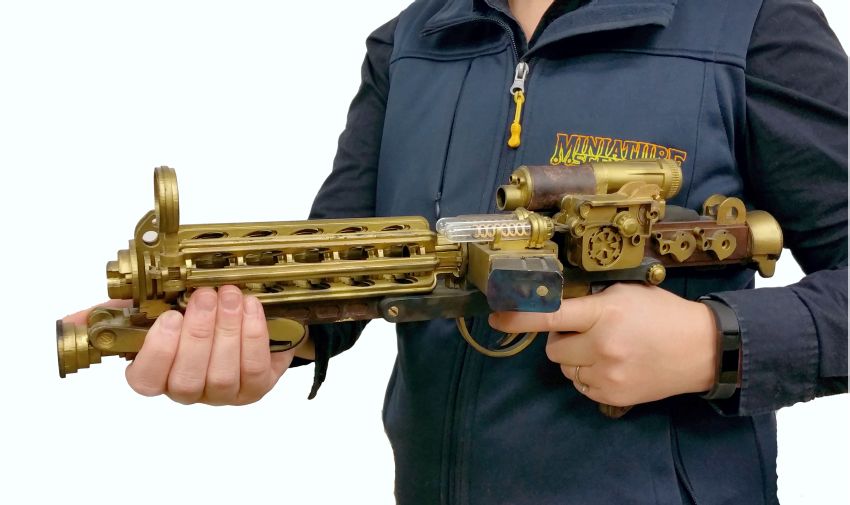 Steampunk Blaster Prop - Click Image to Close