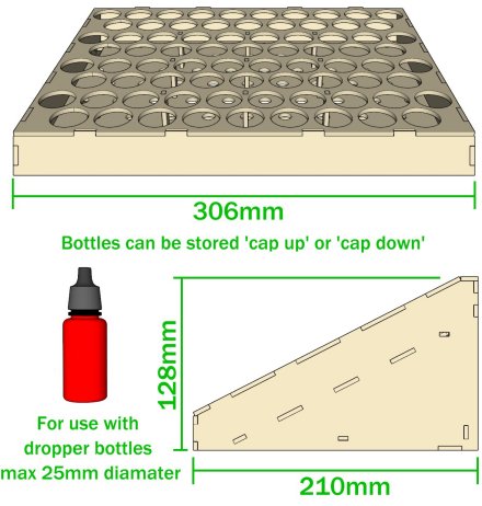 Dropper Bottle Rack Classic - Click Image to Close