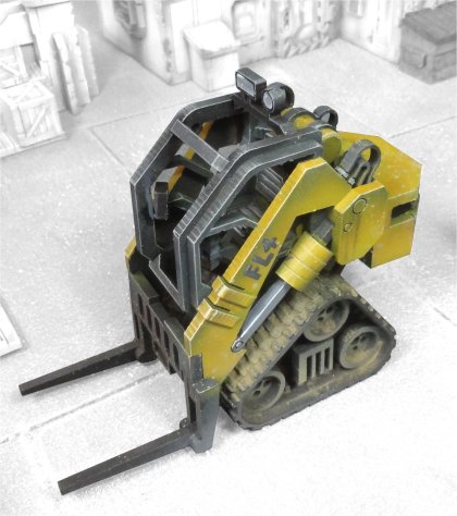 Heavy Industrial Forklift - Click Image to Close
