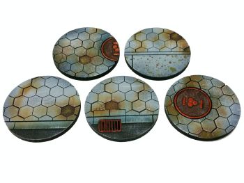 Hexy Sci-Fi 40mm Bases [x5]